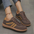 Sneakers Bicolores Femme – Cuir PU & Semelle Vulcanisée | Lacets | 36-41