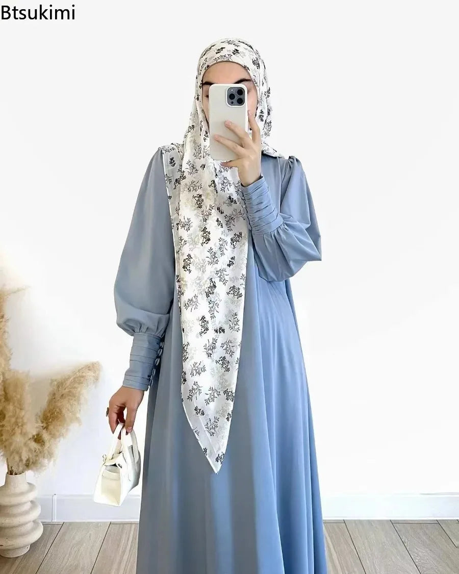 Robe Abaya Maxi Musulmane – Jalabiyah Eid Ramadan | Arabie Saoudite, Maroc | S-XXL