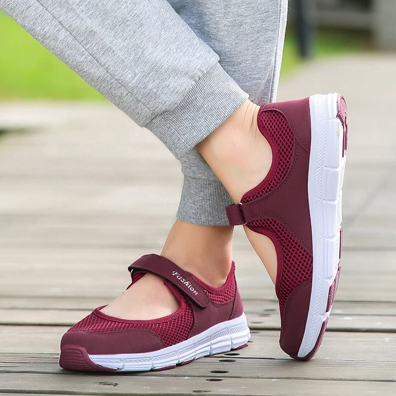 Sneakers Mesh Respirant Vulcanisées Femme – Légères & Tendance | 5 Coloris | 35-42