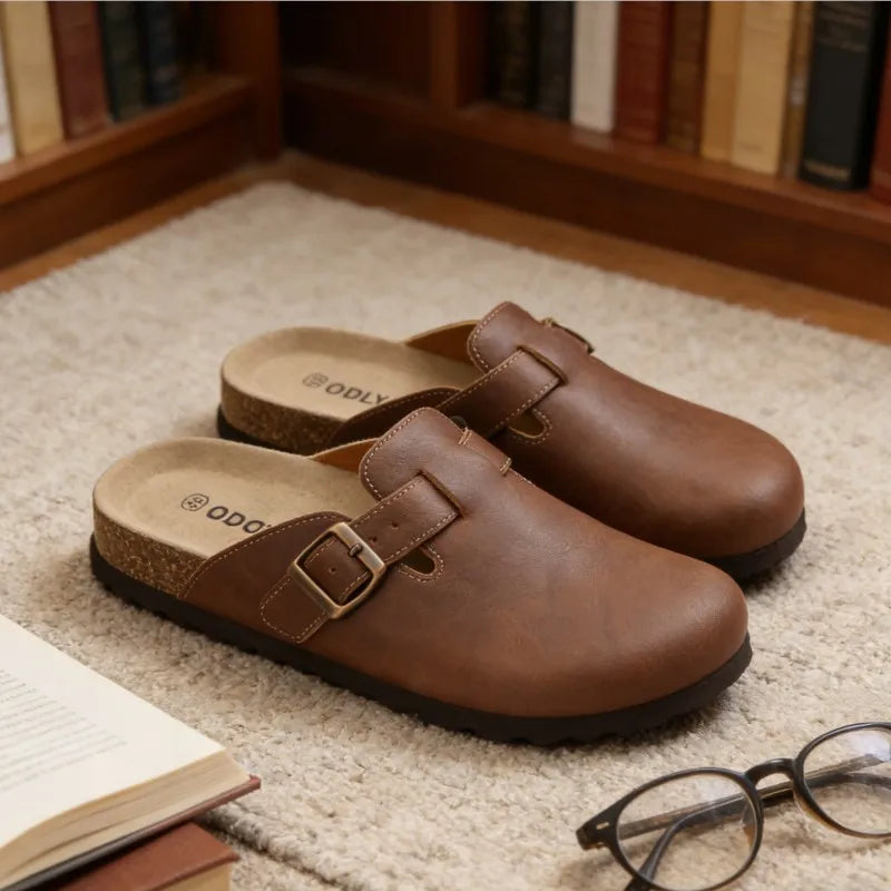 Mules Unisexe Semelle Liège – Vegan & Boucle Réglable | Support Plantaire