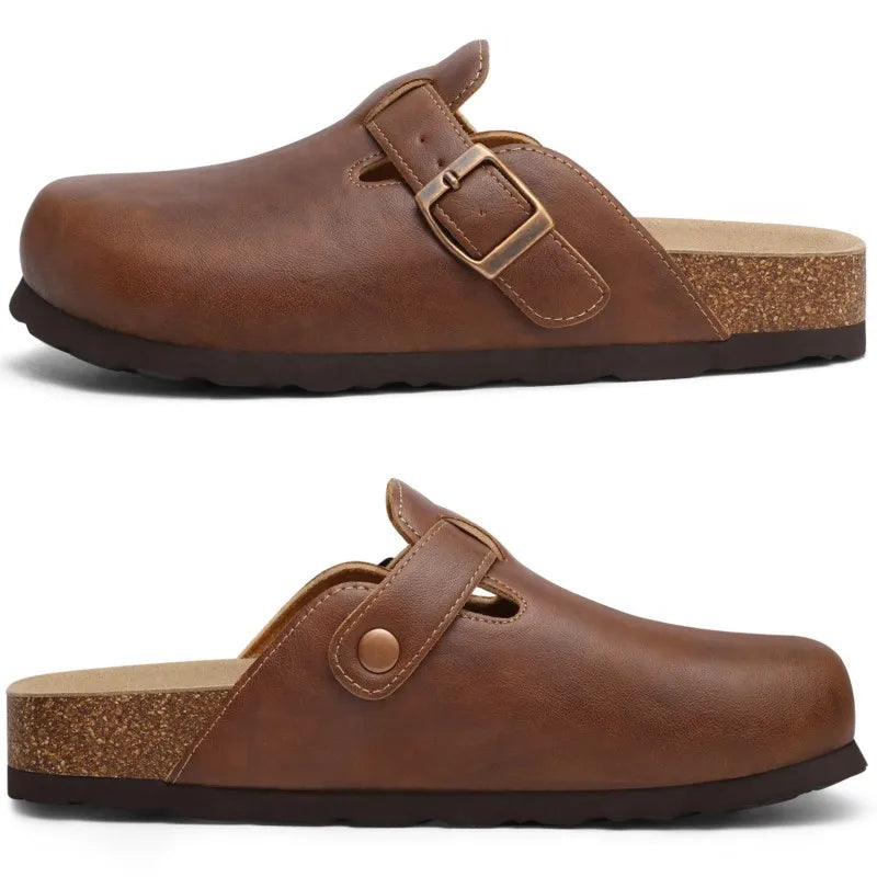 Mules Unisexe Semelle Liège – Vegan & Boucle Réglable | Support Plantaire