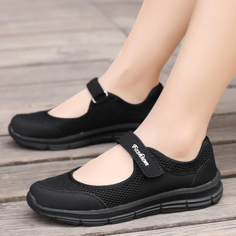 Sneakers Mesh Respirant Vulcanisées Femme – Légères & Tendance | 5 Coloris | 35-42