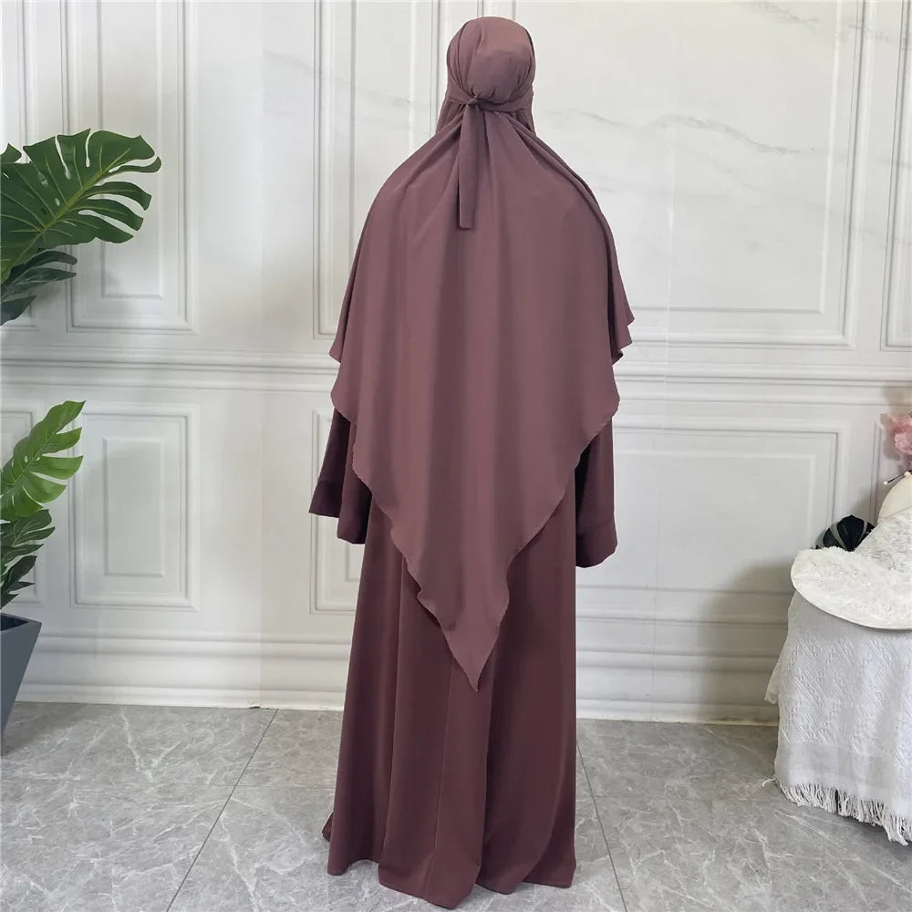 Khimar Islamique Hijab – Abaya Sans Manches Ramadan | Eid | S-XXL