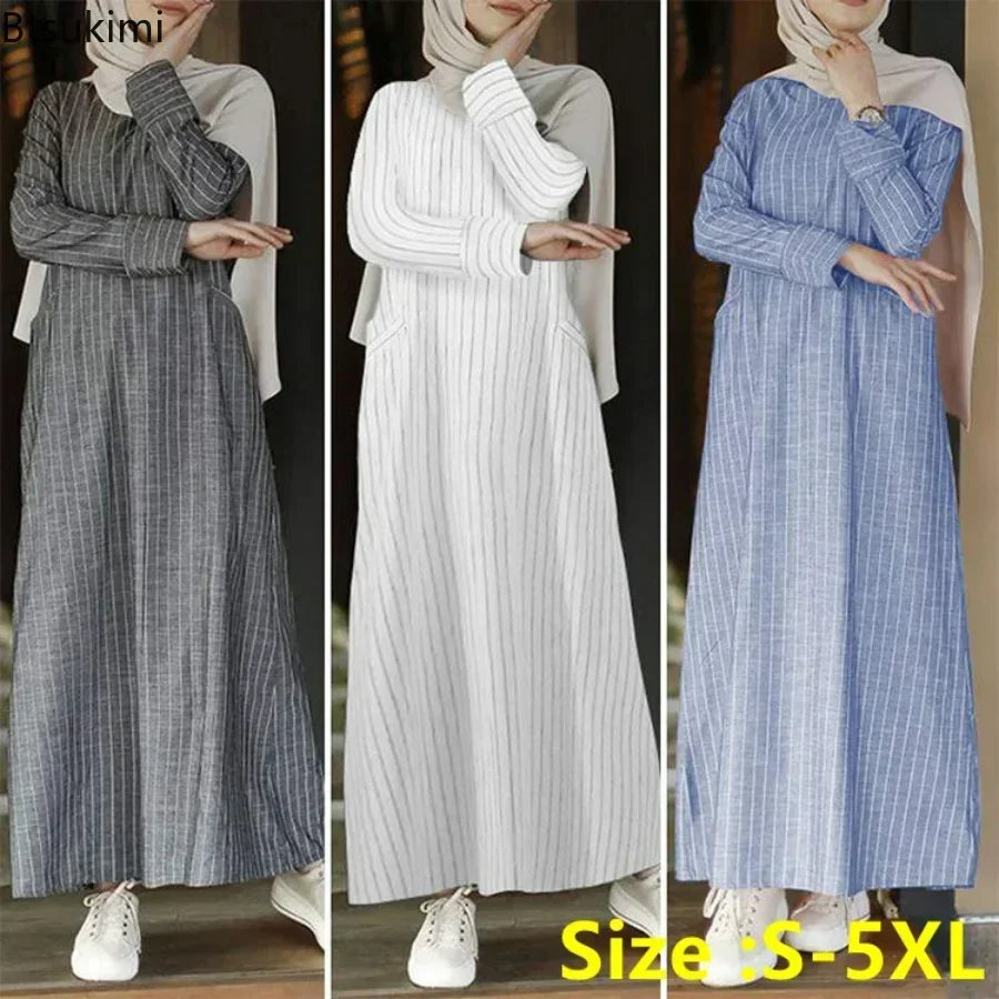 Kaftan Abaya Ramadan – Robe Longue Musulmane Élégante | Dubai, Turquie | S-XXL