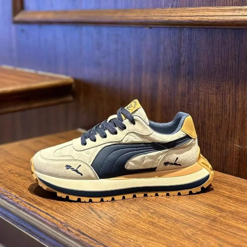 Sneakers Homme Semelle Épaisse – Sport Casual & Confortables | 39-45