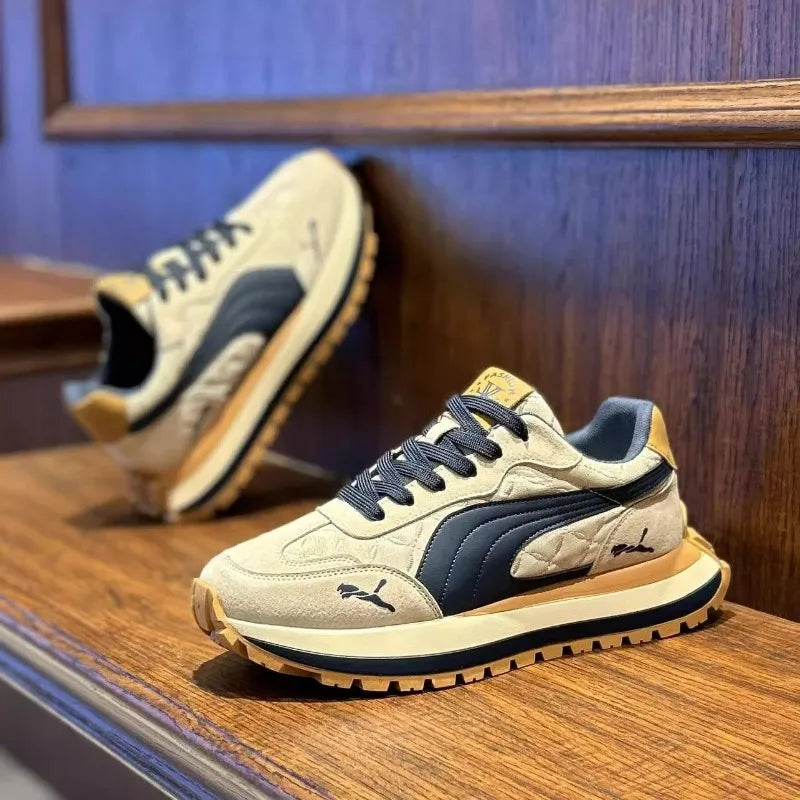 Sneakers Homme Semelle Épaisse – Sport Casual & Confortables | 39-45