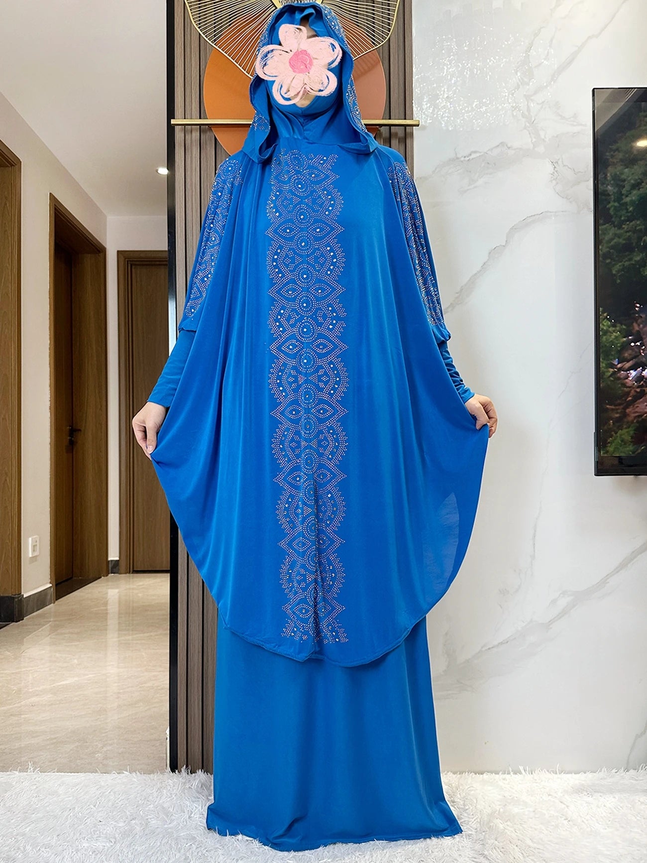 Ensemble Prière Musulmane – Hijab & Jupe Longue | Dubai, Turquie, Afrique | S-XXL