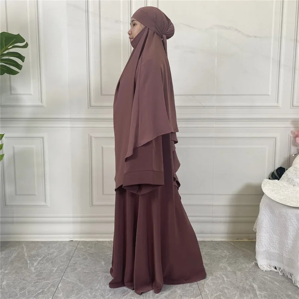 Khimar Islamique Hijab – Abaya Sans Manches Ramadan | Eid | S-XXL