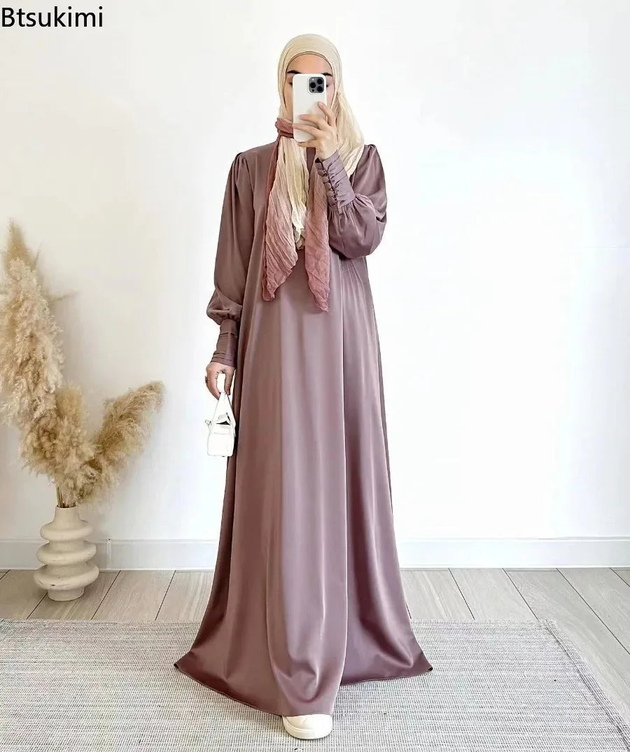 Robe Abaya Maxi Musulmane – Jalabiyah Eid Ramadan | Arabie Saoudite, Maroc | S-XXL