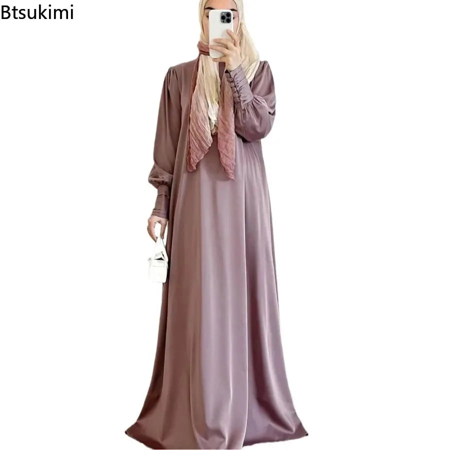 Robe Abaya Maxi Musulmane – Jalabiyah Eid Ramadan | Arabie Saoudite, Maroc | S-XXL