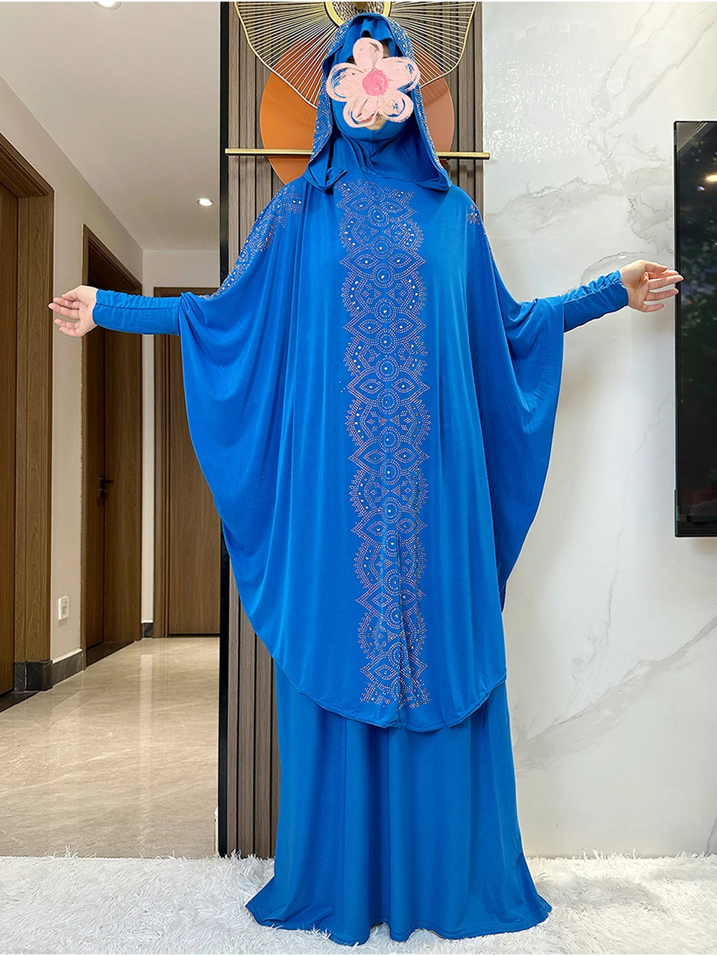Ensemble Prière Musulmane – Hijab & Jupe Longue | Dubai, Turquie, Afrique | S-XXL