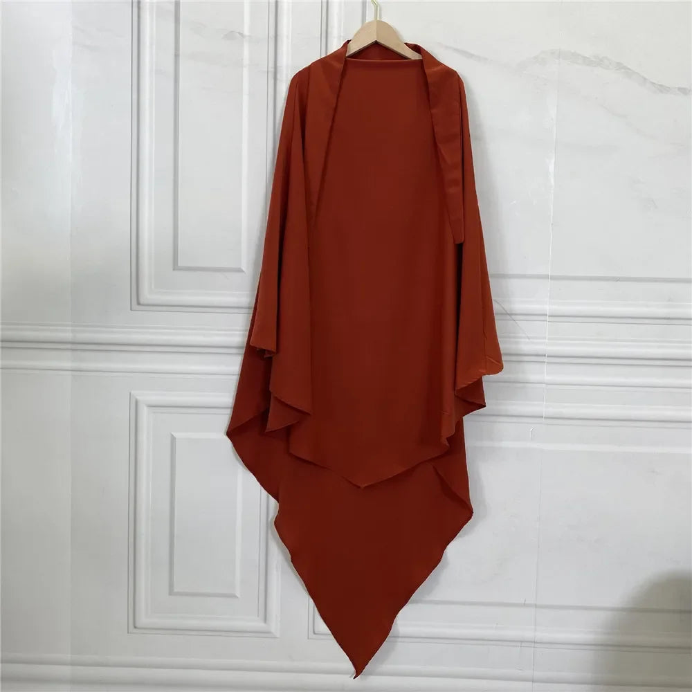Khimar Islamique Hijab – Abaya Sans Manches Ramadan | Eid | S-XXL