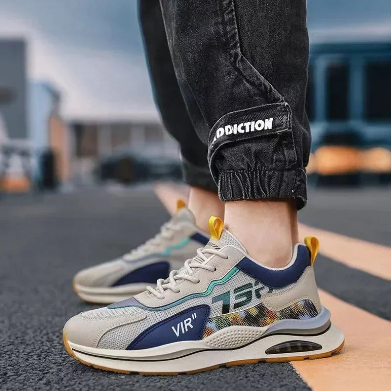 Sneakers Homme Légères & Respirantes – Lacets & Marche | Style Casual | 39-45