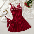 Nuisette Femme Broderie Épis de Blé – Style Champêtre Élégant