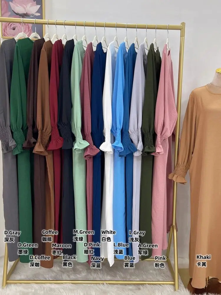 Abaya Longue Musulmane – Robe de Prière Élégante
