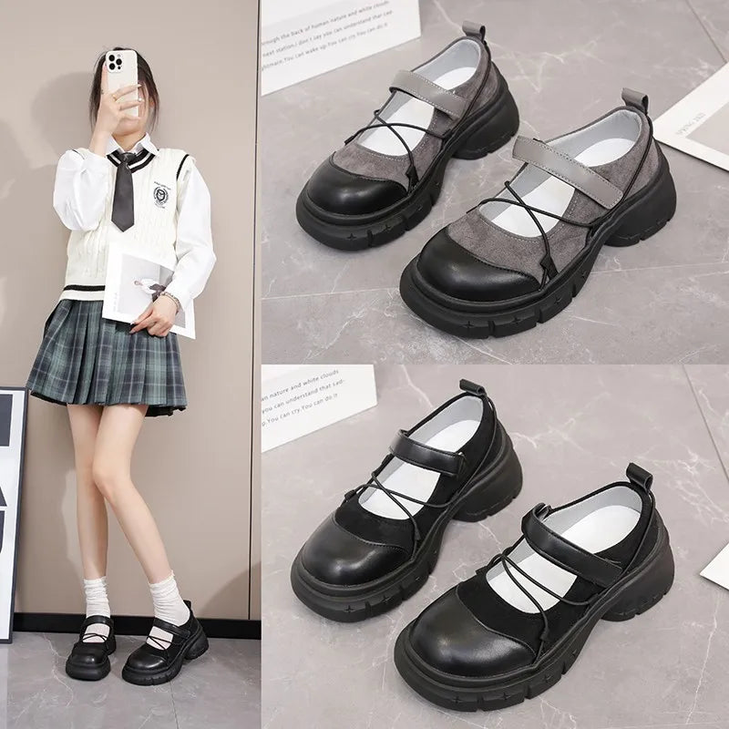 Chaussures Mary Jane Semelle Épaisse – Style Britannique & Tendance | 35-40