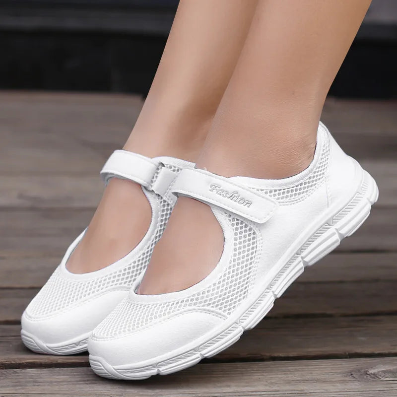 Sneakers Mesh Respirant Vulcanisées Femme – Légères & Tendance | 5 Coloris | 35-42