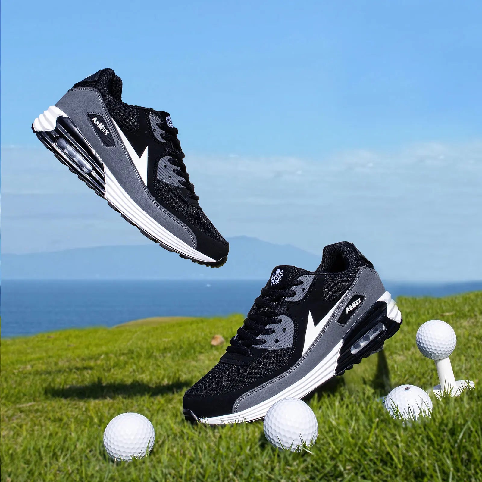 Sneakers Homme Air Cushion – Running & Basketball | Respirantes | 39-45
