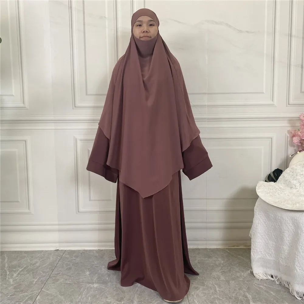 Khimar Islamique Hijab – Abaya Sans Manches Ramadan | Eid | S-XXL