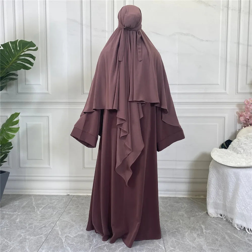 Khimar Islamique Hijab – Abaya Sans Manches Ramadan | Eid | S-XXL