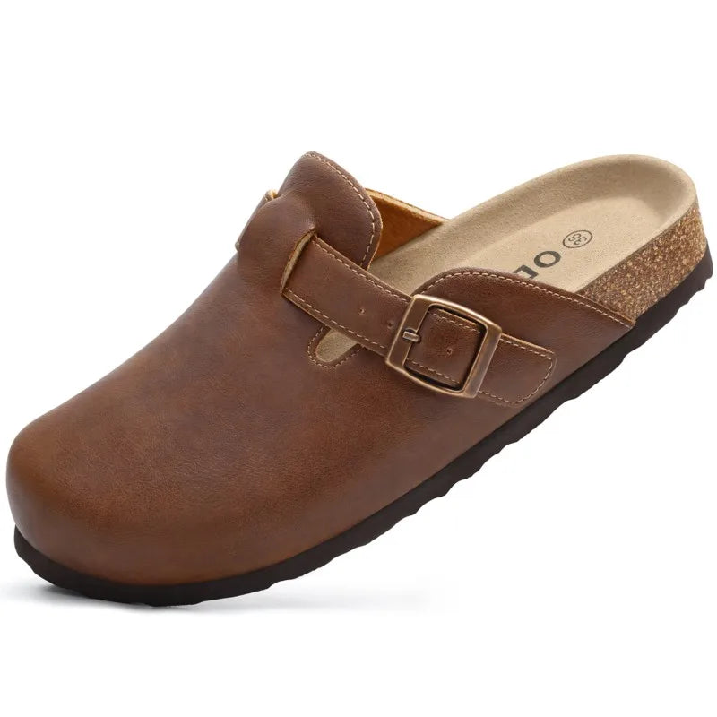 Mules Unisexe Semelle Liège – Vegan & Boucle Réglable | Support Plantaire