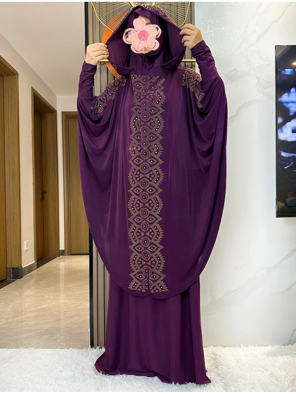 Ensemble Prière Musulmane – Hijab & Jupe Longue | Dubai, Turquie, Afrique | S-XXL