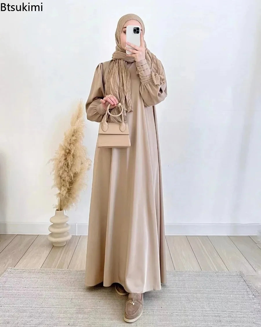 Robe Abaya Maxi Musulmane – Jalabiyah Eid Ramadan | Arabie Saoudite, Maroc | S-XXL
