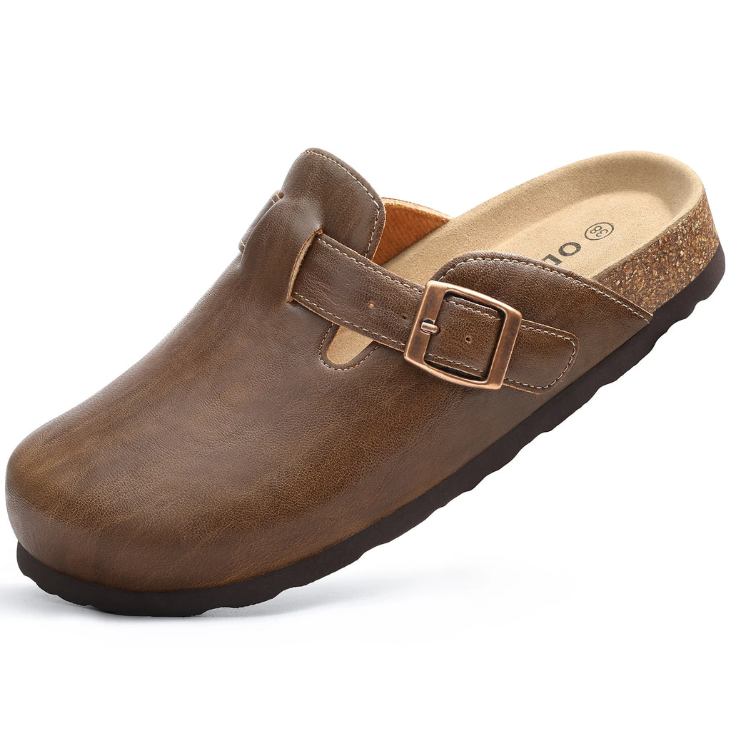 Mules Unisexe Semelle Liège – Vegan & Boucle Réglable | Support Plantaire