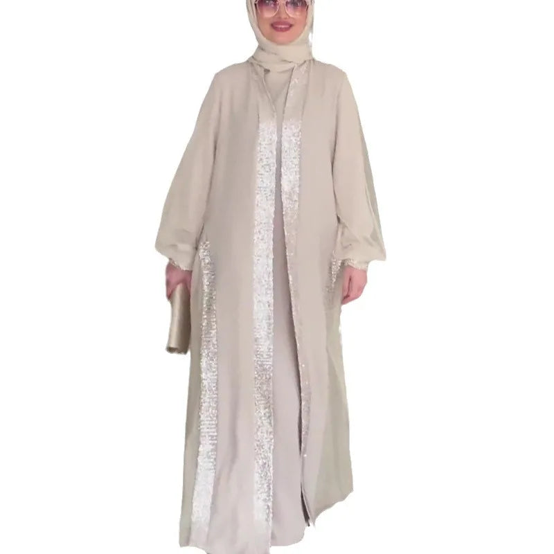 Abaya Cardigan Eid – Robe Longue Jalabiyah Ramadan | Dubai, Maroc | S-XXL