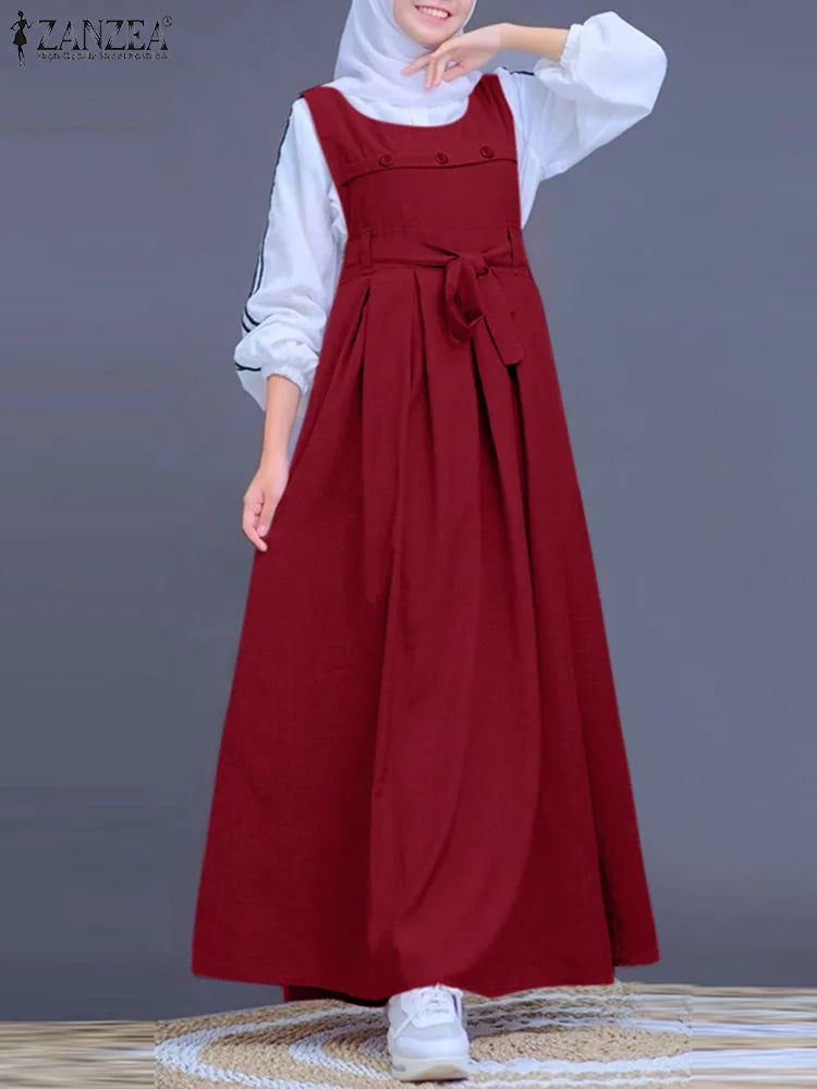 Robe Longue Abaya Kaftan Style Dubai – Casual Élégant | Khaki, Bleu Marine, Bordeaux | S-5XL