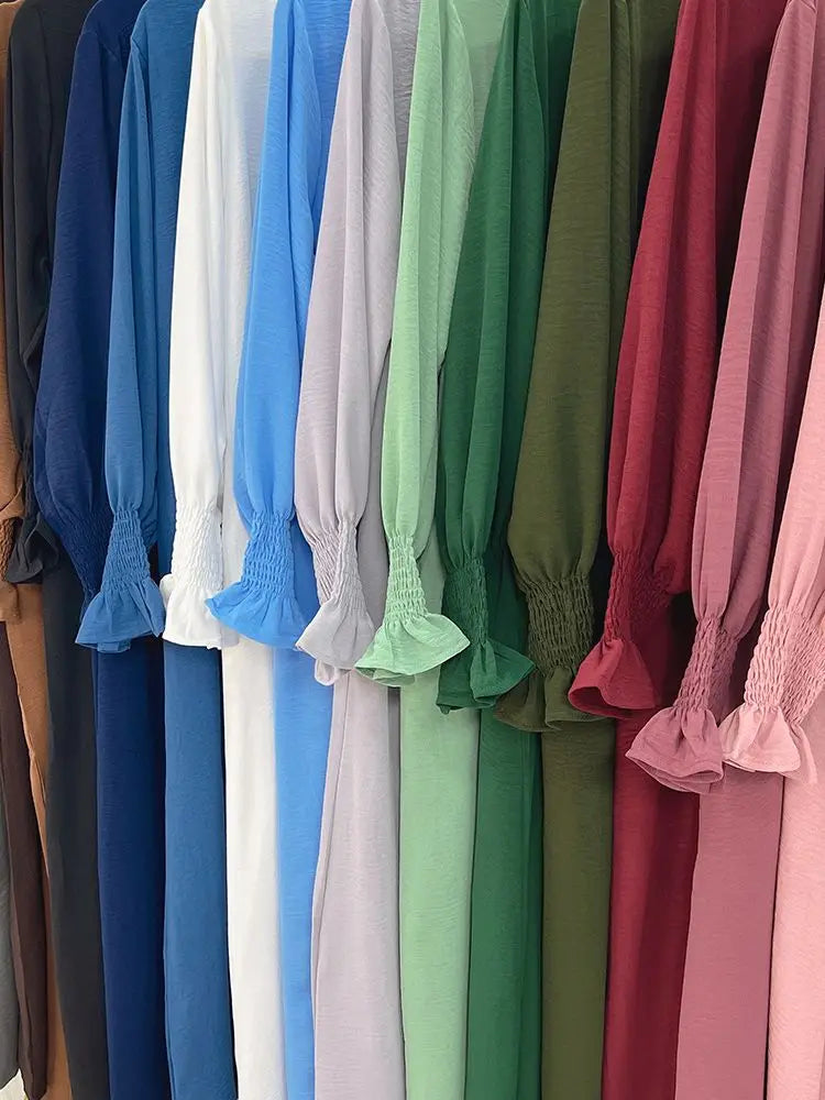 Abaya Longue Musulmane – Robe de Prière Élégante